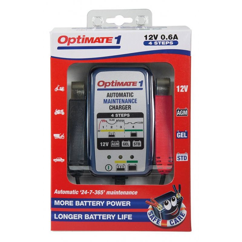 Tecmate Optimate 1+ battery charger) | Kart Racing