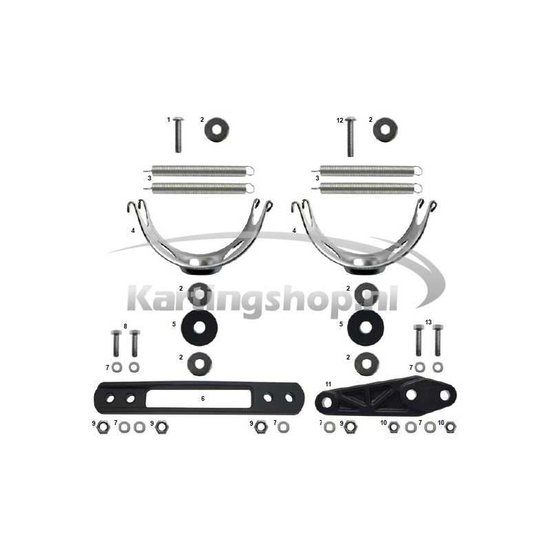 CRG Uitlaatbevestingset QA is Complete – Kart Racing Performance