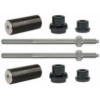 Bumperbout en rubber set Zwart