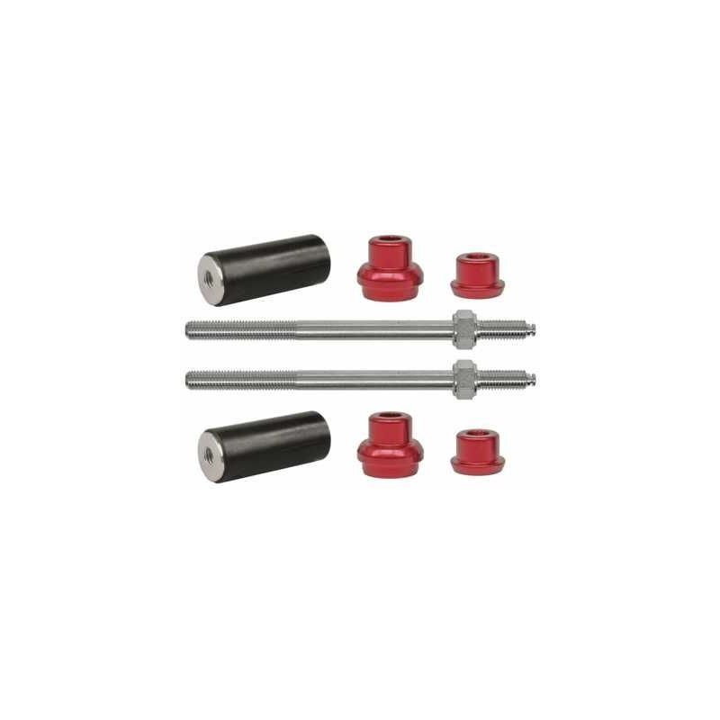 Paraurti Bolt Set Rosso e gomma