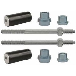 Bumperbout en rubber set Titanium