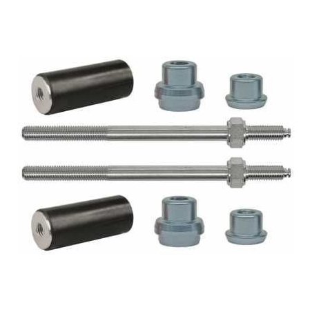 Pára-choques de Bolt Set Titanium e borracha