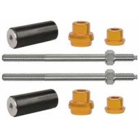 Bumperbout en rubber set Zwart
