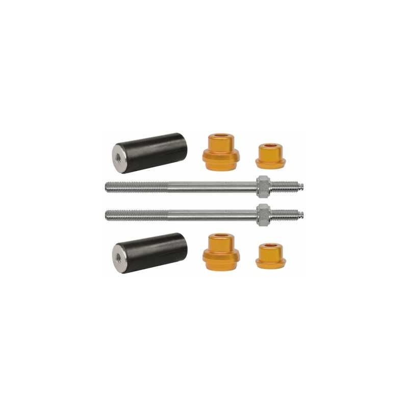 Bullone e paraurti in gomma Set Arancio