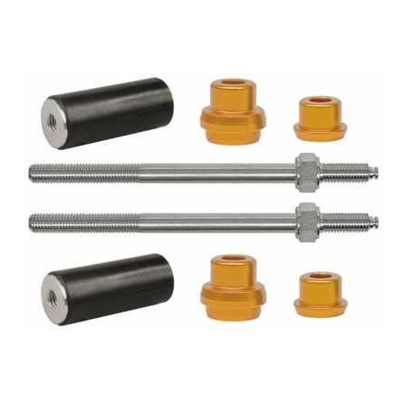 Parachoques de goma y tornillos Set Naranja