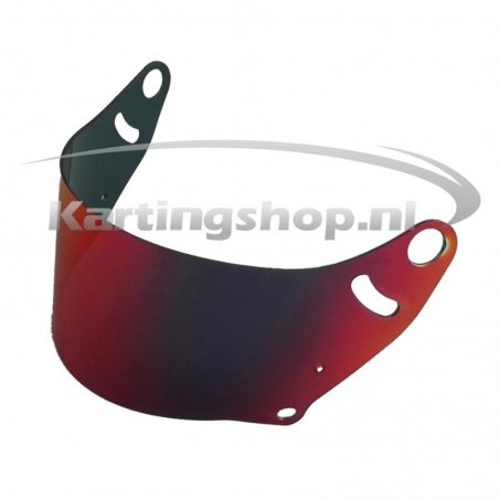 FR Vermelho Mirror visor Arai CK-6