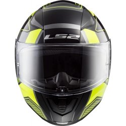 LS2 Rapid model racing Helmet, Matte Sort-hi-vis Yellow
