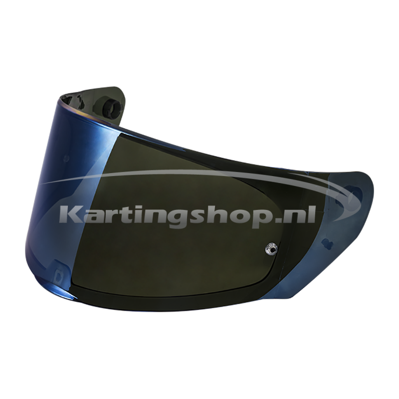 LS2 Blue Mirror Visor FF320/FF353 Pinlock prepared – Kart Racing 