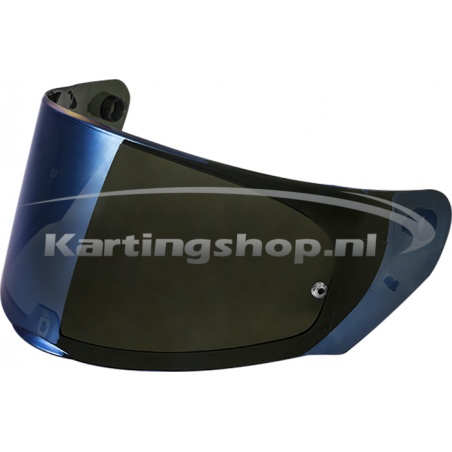 LS2 Blue Mirror Visor FF320/FF353 Pinlock prepared – Kart Racing 