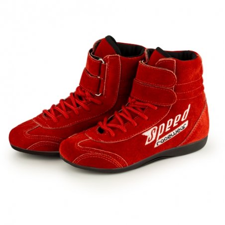 Speed Children's KS-1 Karting Schuhe Rot
