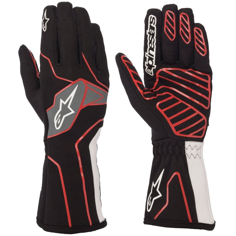 Alpinestars Tech 1-K) V2 gloves in Black, Red, White – Kart Racin