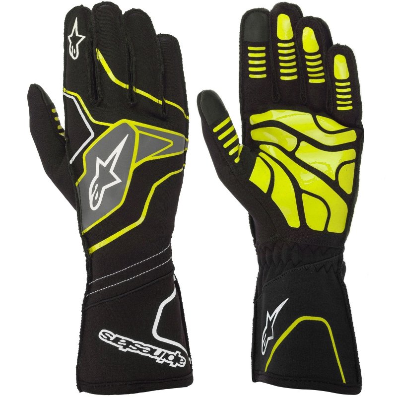 Alpinestars Tech 1-KX V2 handsker Sort / Fluo Gul-Brilliant