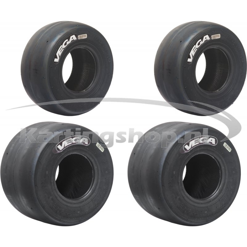 Vega XM3 set of tires 4.60/7.10 EI-M-Prime-Wh | Karting