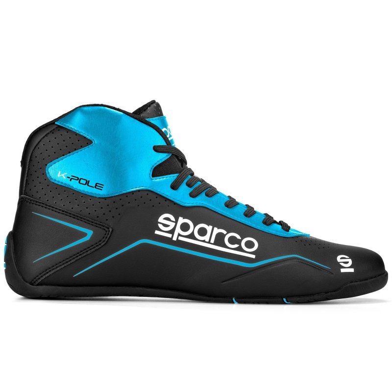 Sparco K-Pol Kartschoenen Schwarz - Licht-Blau -