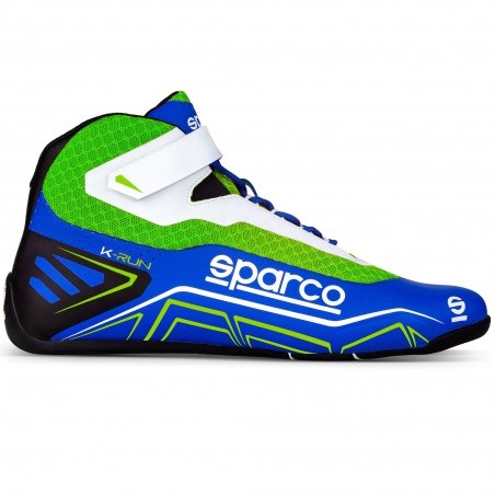 Sparco K-Run-Kartschoenen Sininen Fluoresoiva Vihreä