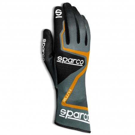 Sparco Rush, Kart Handschuhe, Grey / Orange