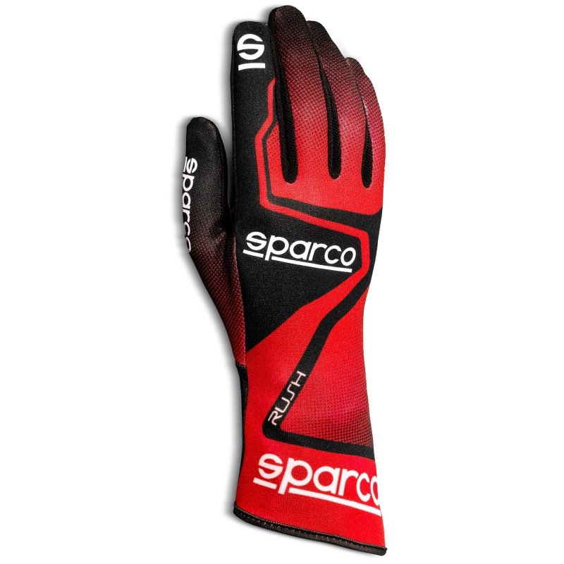 Sparco Rush, Kart Handsker Rød, Sort