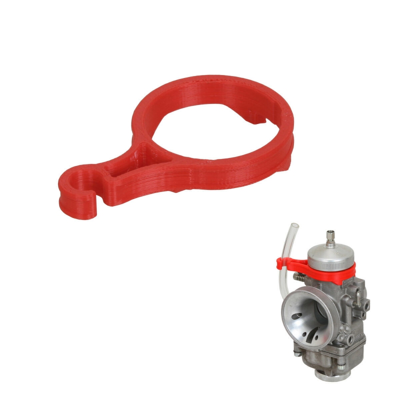 Benzineslang Support voor the dell'orto 30mm Carb, Rood