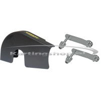 Tillett kæde guard Kit, OK to 60 cc an Sort