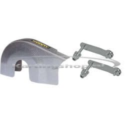 Tillett ketting guard Kit, OK to 60 cc an Silver