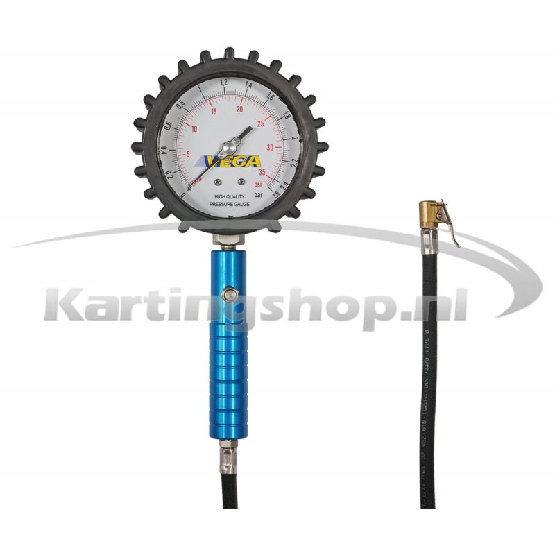 Tire pressure gauge VEGA scale (0-2.5 bar)