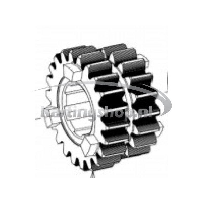 TM, KZ-R1, og den Primære tannhjulet 18-22, 3./4. utstyr