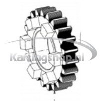 TM, KZ-R1, and the Primary gear wheel 22 of t | Kart Racing