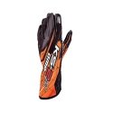 OMP KS-2-ART go-Kart Handschuhe Schwarz-Fluo Orange