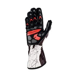 OMP KS-2-ART go-Kart-Handschuhe Schwarz-Weiß
