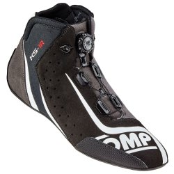 OMP KS-1R-go-Kart Schuhe Schwarz-Weiß