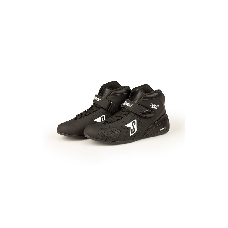 Velocidade de ROMA, o KS-4 Kart Sapatos Preto-e-Branco