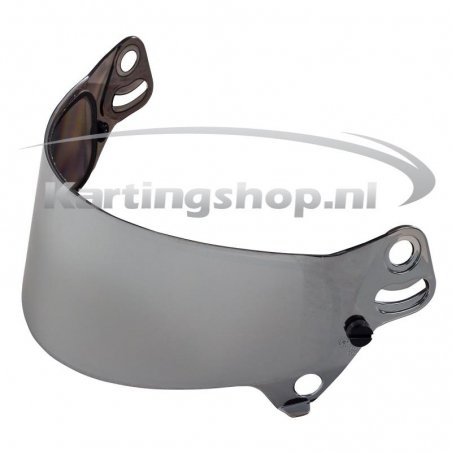 Visera de espejo de plata KC7 de Bell Anti niebla