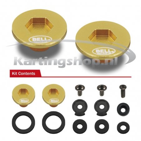 Bell visor mounting Kit KC7-RS7 Gold