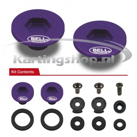 Bell visor mounting Kit KC7-RS7 Purple