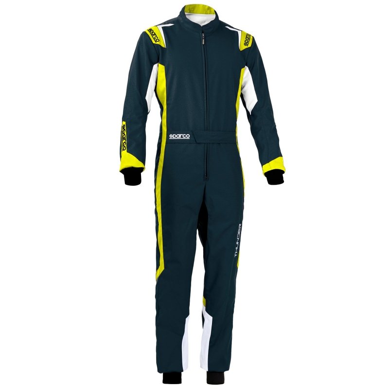 Mono Sparco Thunder Kart Gris-Amarillo Fluo