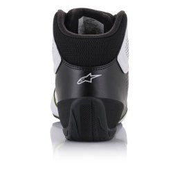 Sapatilhas de kart Alpinestars Tech 1-K Start V2 Branco-Preto-Fluo Amarelo