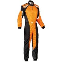 OMP KS-3 Kart Overall Zwart-Fluo Oranje