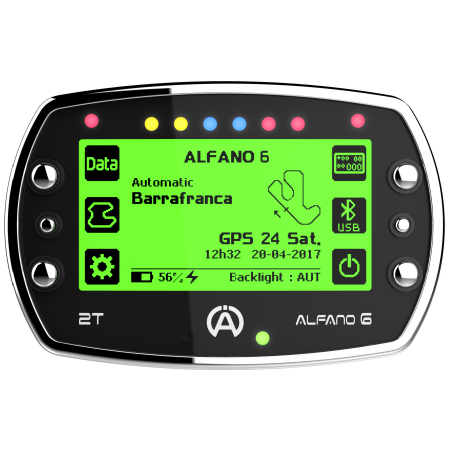 Alfano 6 2T GPS Kart Lap Timer PACK3 pour Kart Racing