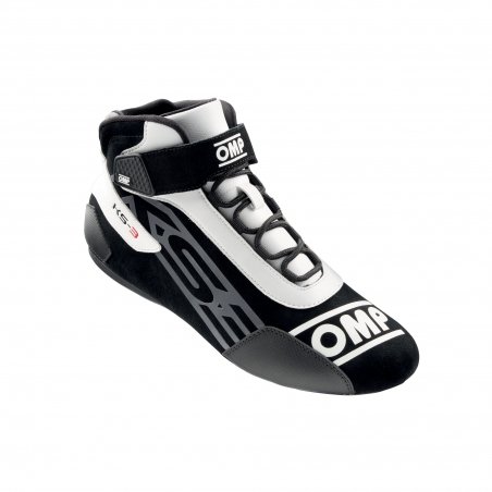 Sapatos Kart OMP KS-3 Preto-Branco