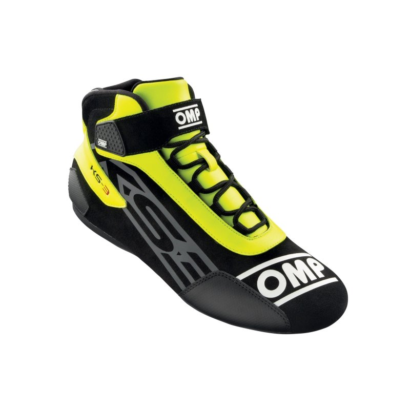 OMP KS-3 Kart Schuhe Fluo Gelb-Schwarz