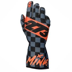 Minus 273 CRENSHAW Handschuhe Schwarz-Grau-Orange