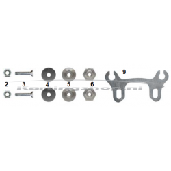 CRG Mounting set til kæde guard GLM