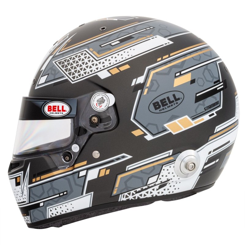 Bell RS7 PRO Stamina Gray HANS helmet