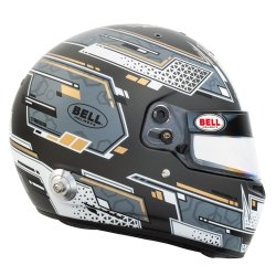Bell RS7 PRO Stamina Gray HANS helmet