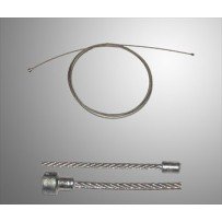 Gaskabel 1.5mm×250cm met twee nippels