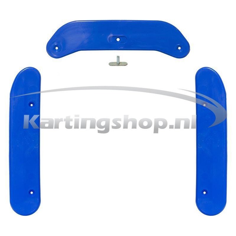 New-Line Chassis protectors Blue | Kart Racing