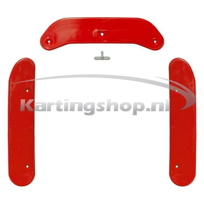 New-Line Chassis protectors Vermelho