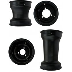 Set cerchi 130/180mm alluminio chiusi con bulloni CRG