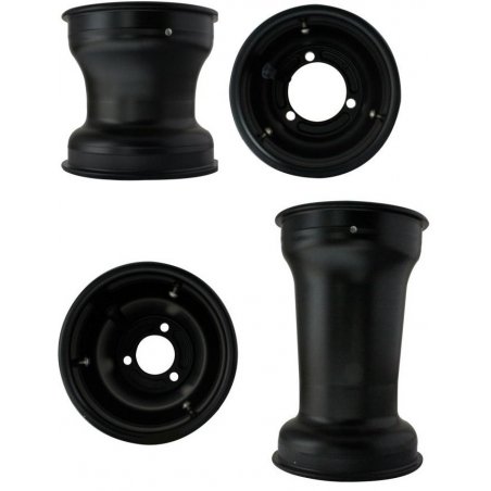 Sæt rims 130/180mm aluminum closed med bolts CRG