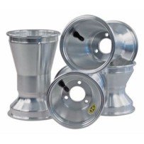 Set velgen 132/212 Douglas Wheel, magnesium, zwart, open